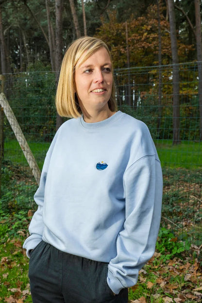 Oversized trui met afbeelding vanconcepts.be