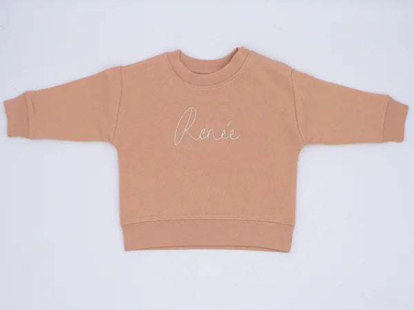 Babytrui met lijntekening of handgeschreven tekst vanconcepts.be
