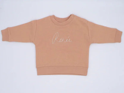 Babytrui met lijntekening of handgeschreven tekst vanconcepts.be