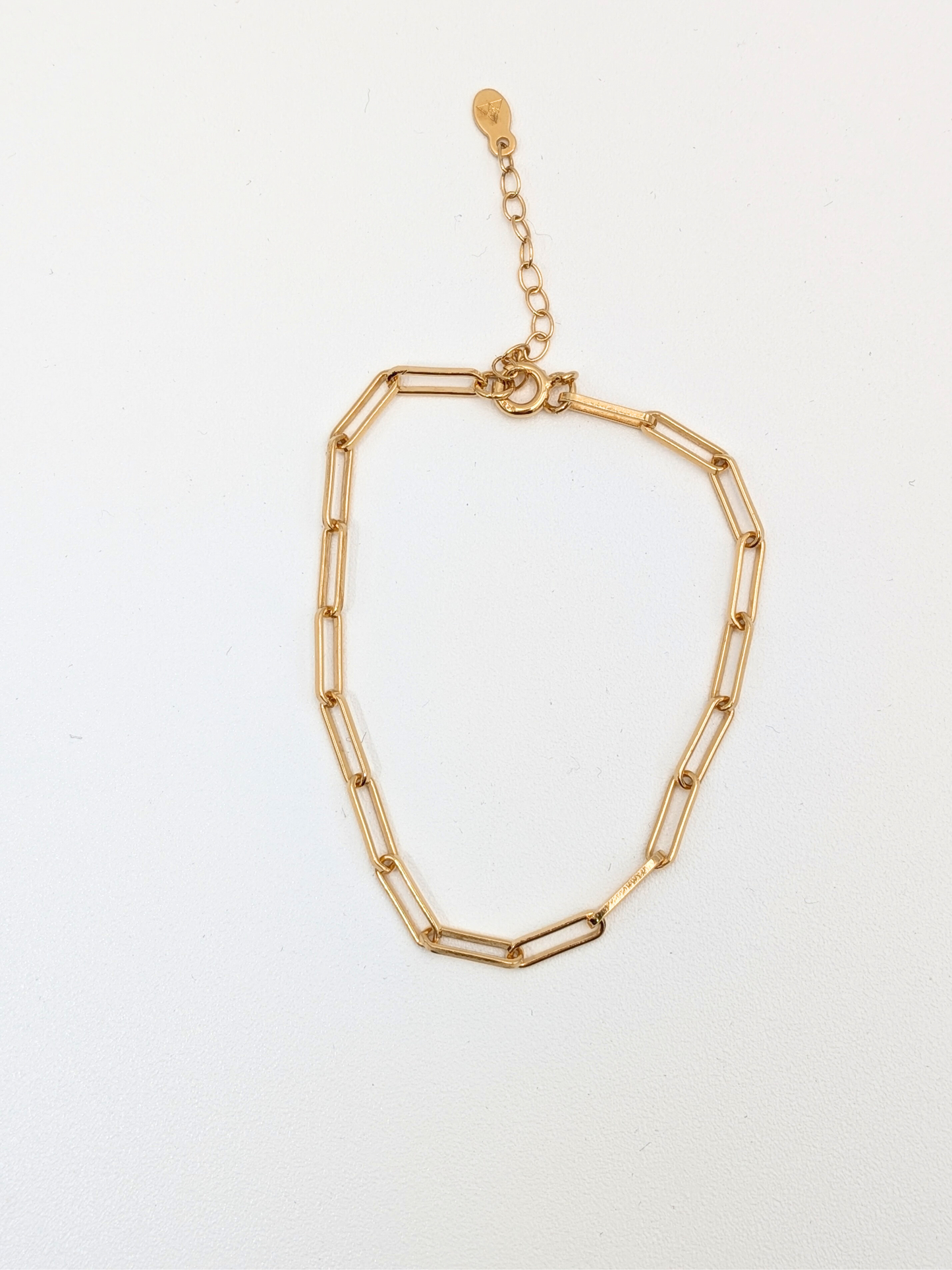 Armband grote schakel - Goud vermeil vanconcepts.be