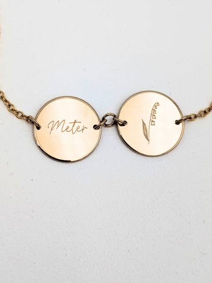 Armband met twee rondes - Gold filled vanconcepts.be