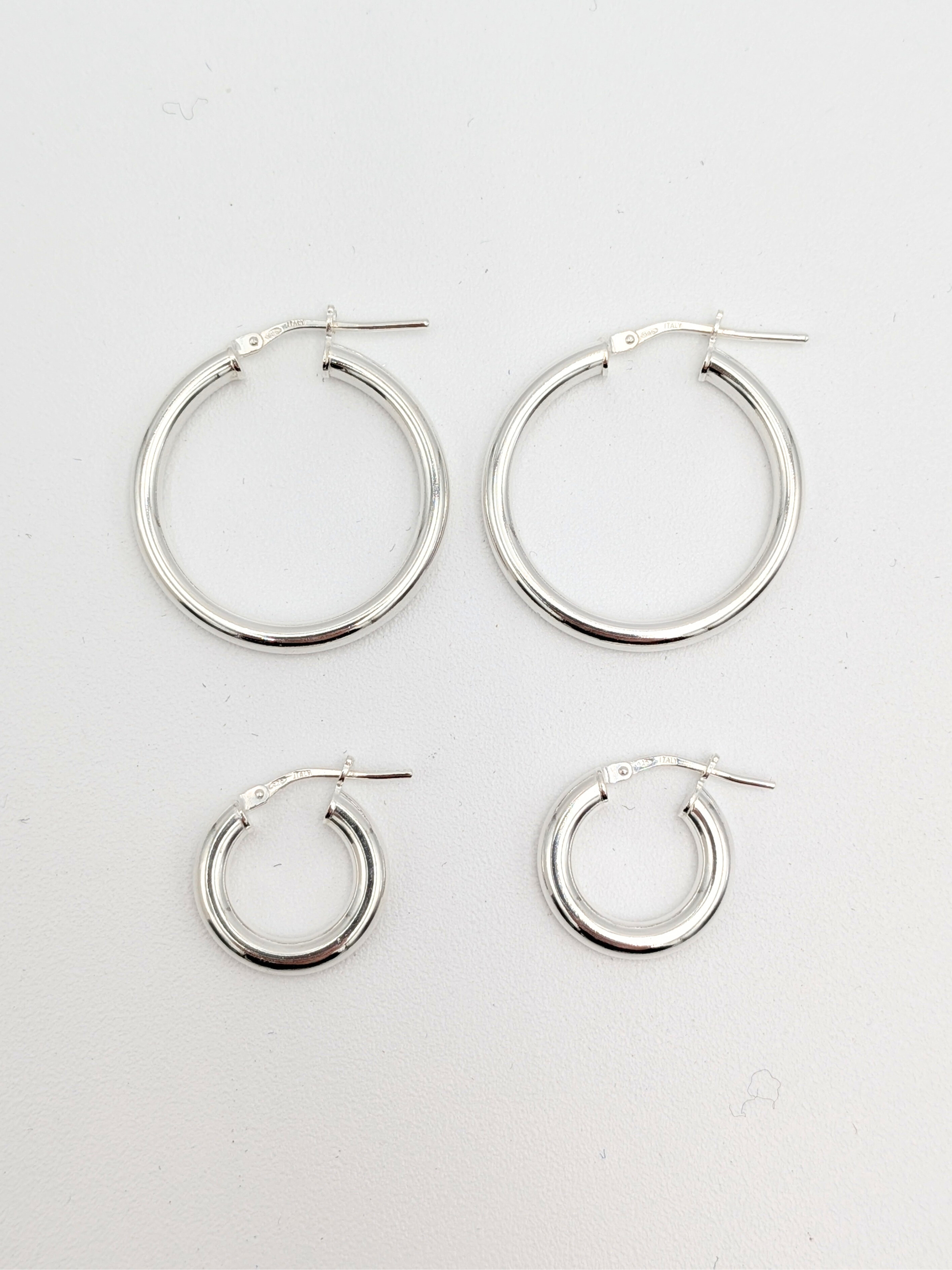 Bold hoops - Zilver vanconcepts.be