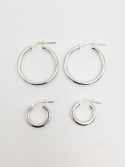 Bold hoops - Zilver vanconcepts.be
