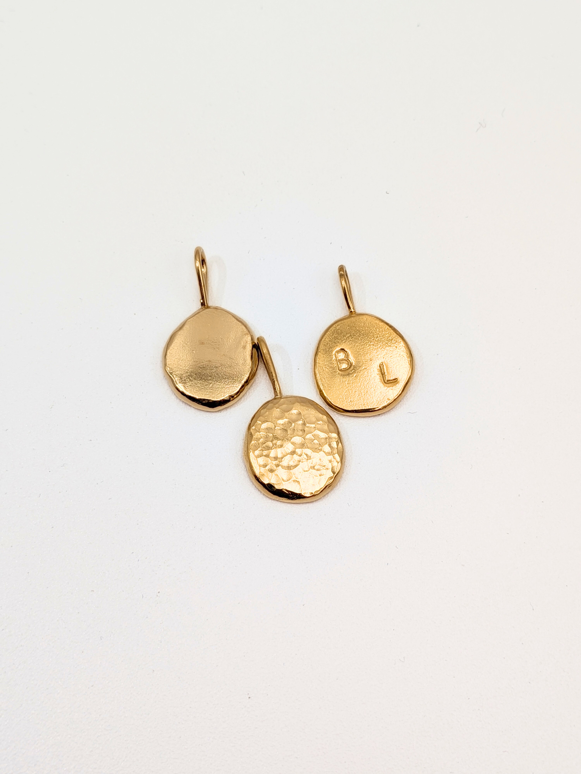 Bold Circle ketting - Goud vermeil vanconcepts.be