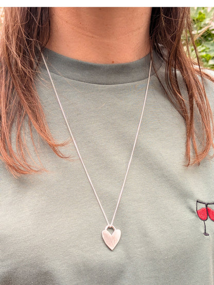 Bold hearts ketting - Zilver vanconcepts.be