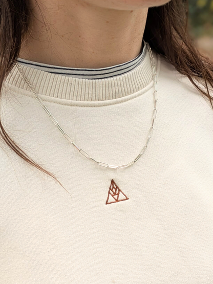 Ketting grote schakel - Zilver vanconcepts.be