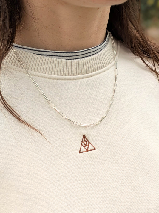 Ketting grote schakel - Zilver vanconcepts.be