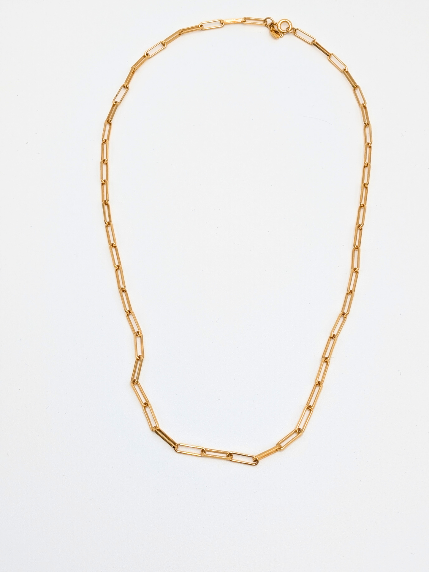 Ketting grote schakel - Goud vermeil vanconcepts.be