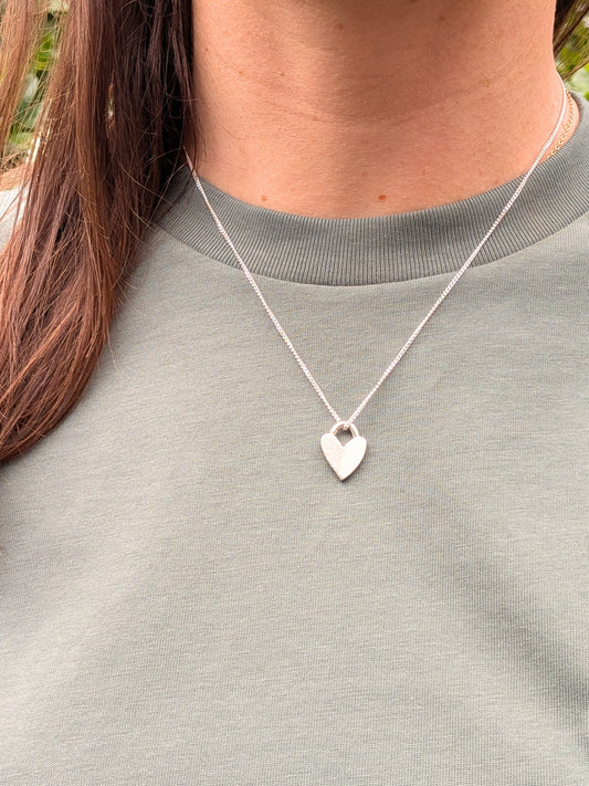Bold hearts ketting - Zilver vanconcepts.be