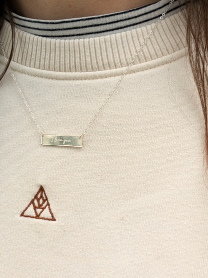 Ketting met bar - Zilver vanconcepts.be