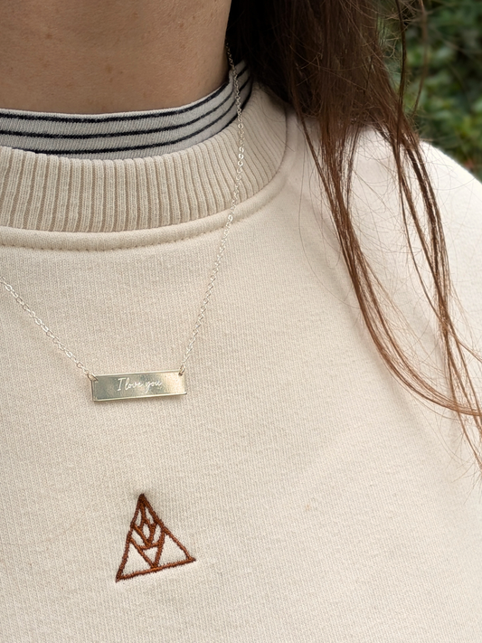 Ketting met bar - Zilver vanconcepts.be