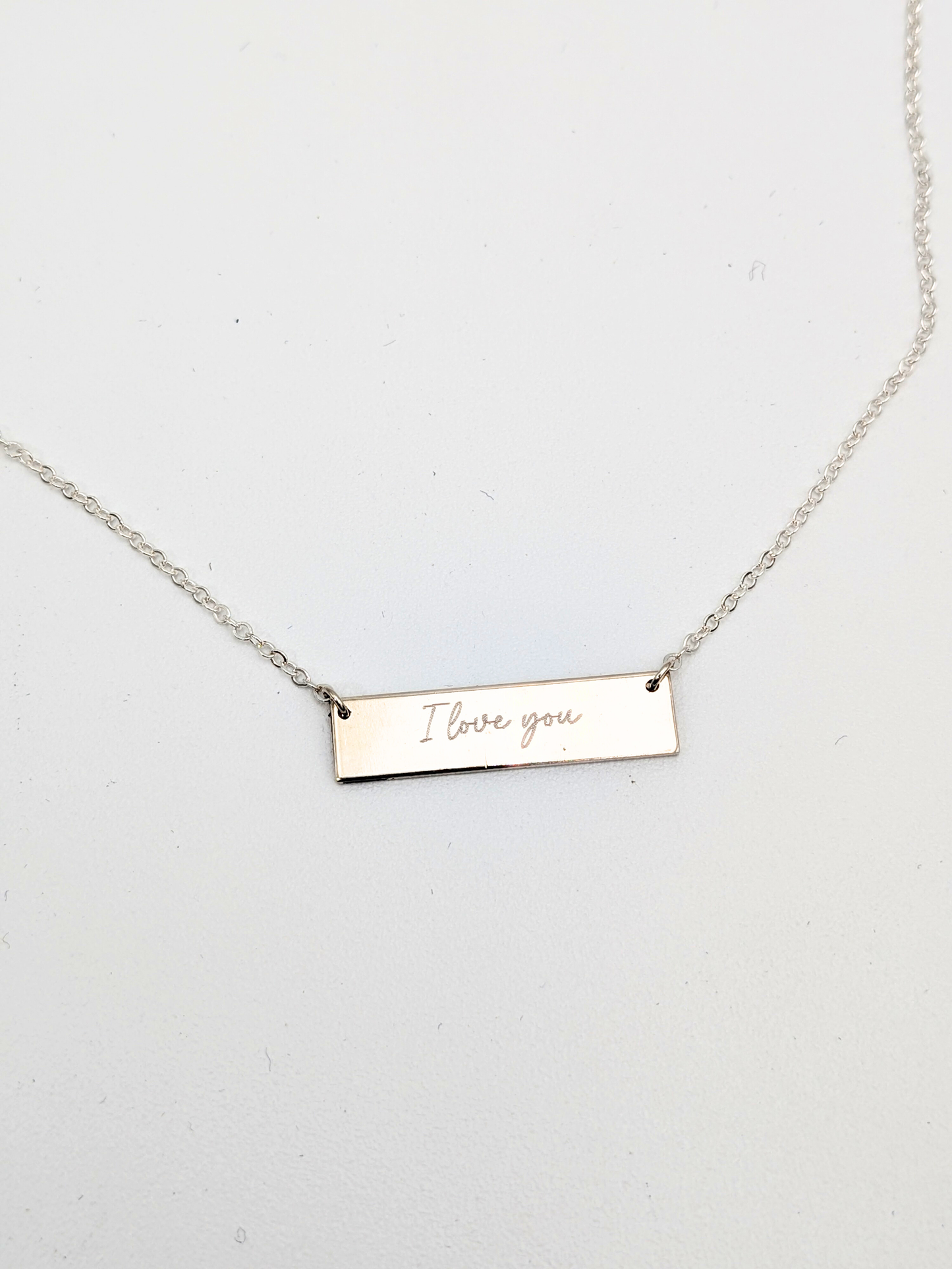 Ketting met bar - Zilver vanconcepts.be