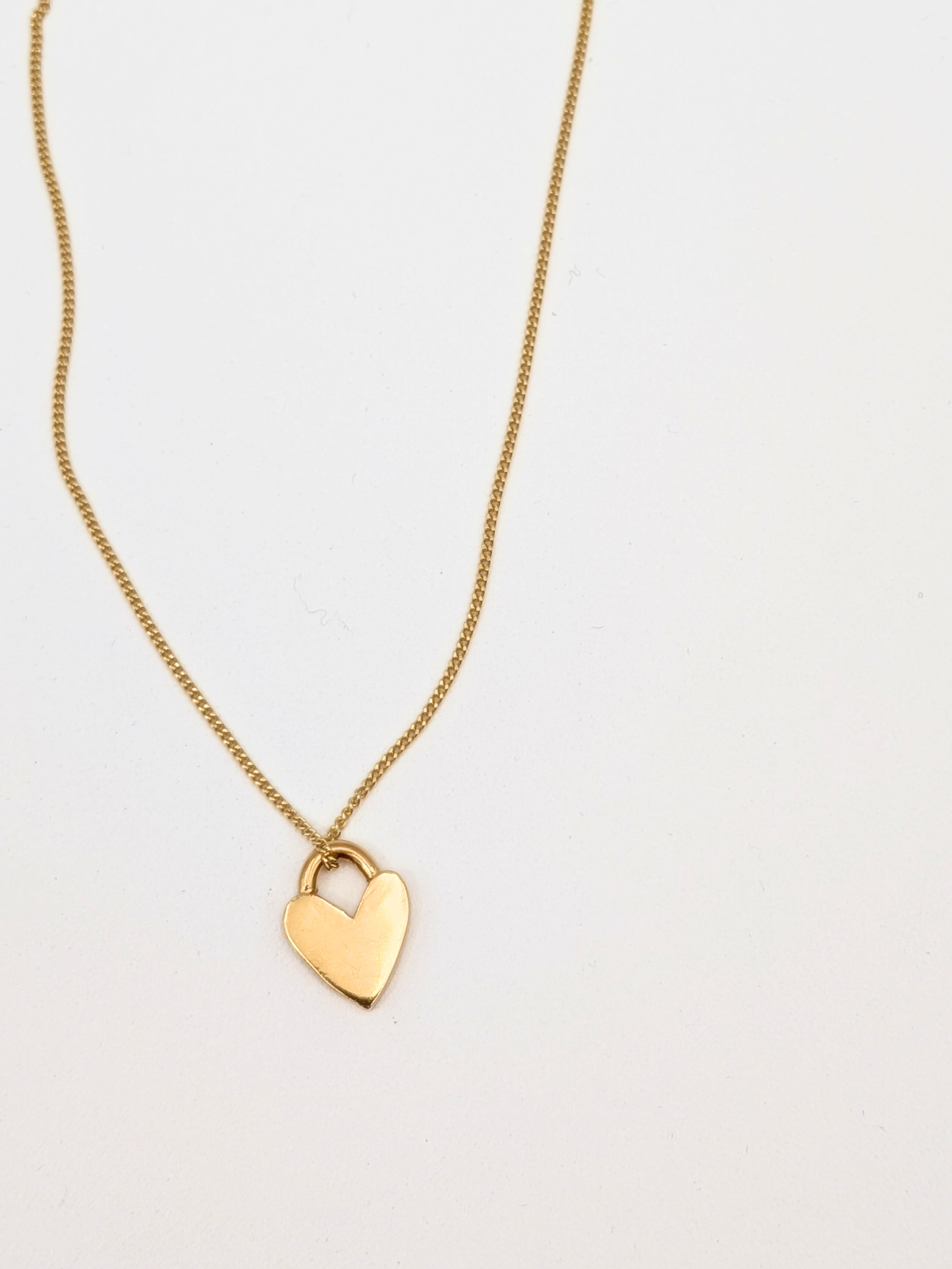 Bold hearts ketting - Goud vermeil vanconcepts.be