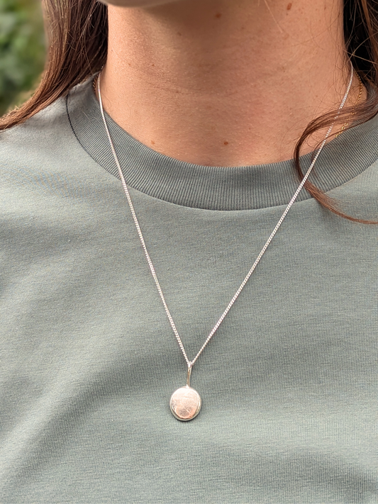 Bold Circle ketting - Zilver vanconcepts.be