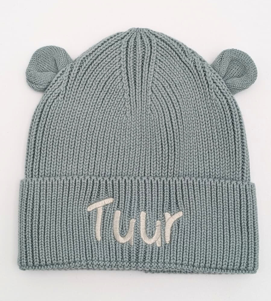 Muts voor baby-en peuter met tekst vanconcepts.be