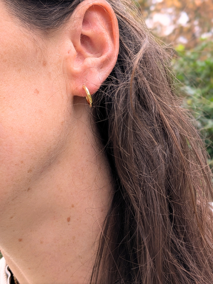 Classic hoops - Goud vermeil vanconcepts.be