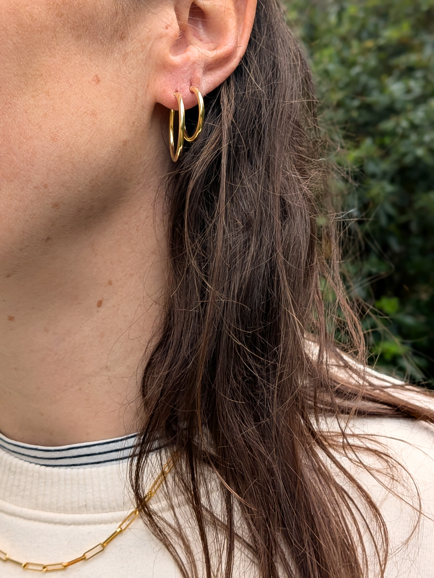 Classic hoops - Goud vermeil vanconcepts.be