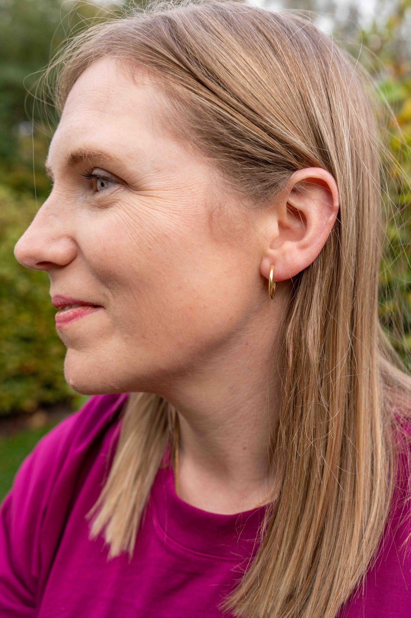 Classic hoops - Goud vermeil vanconcepts.be