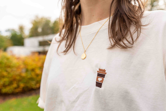 Oversized t-shirt dames met afbeelding vanconcepts.be