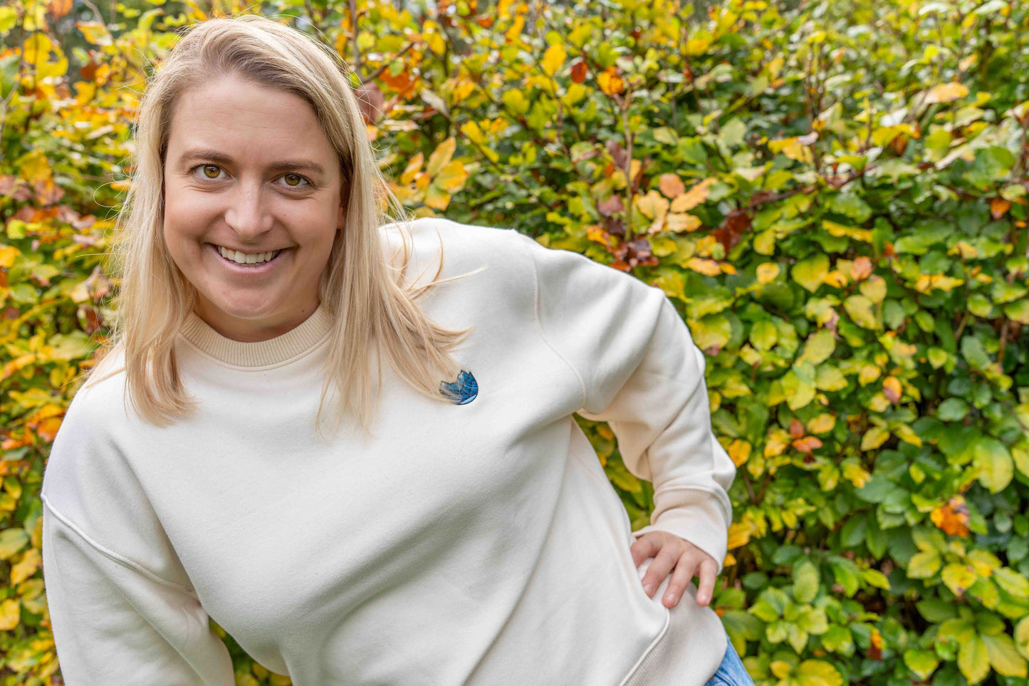 Oversized trui met afbeelding vanconcepts.be