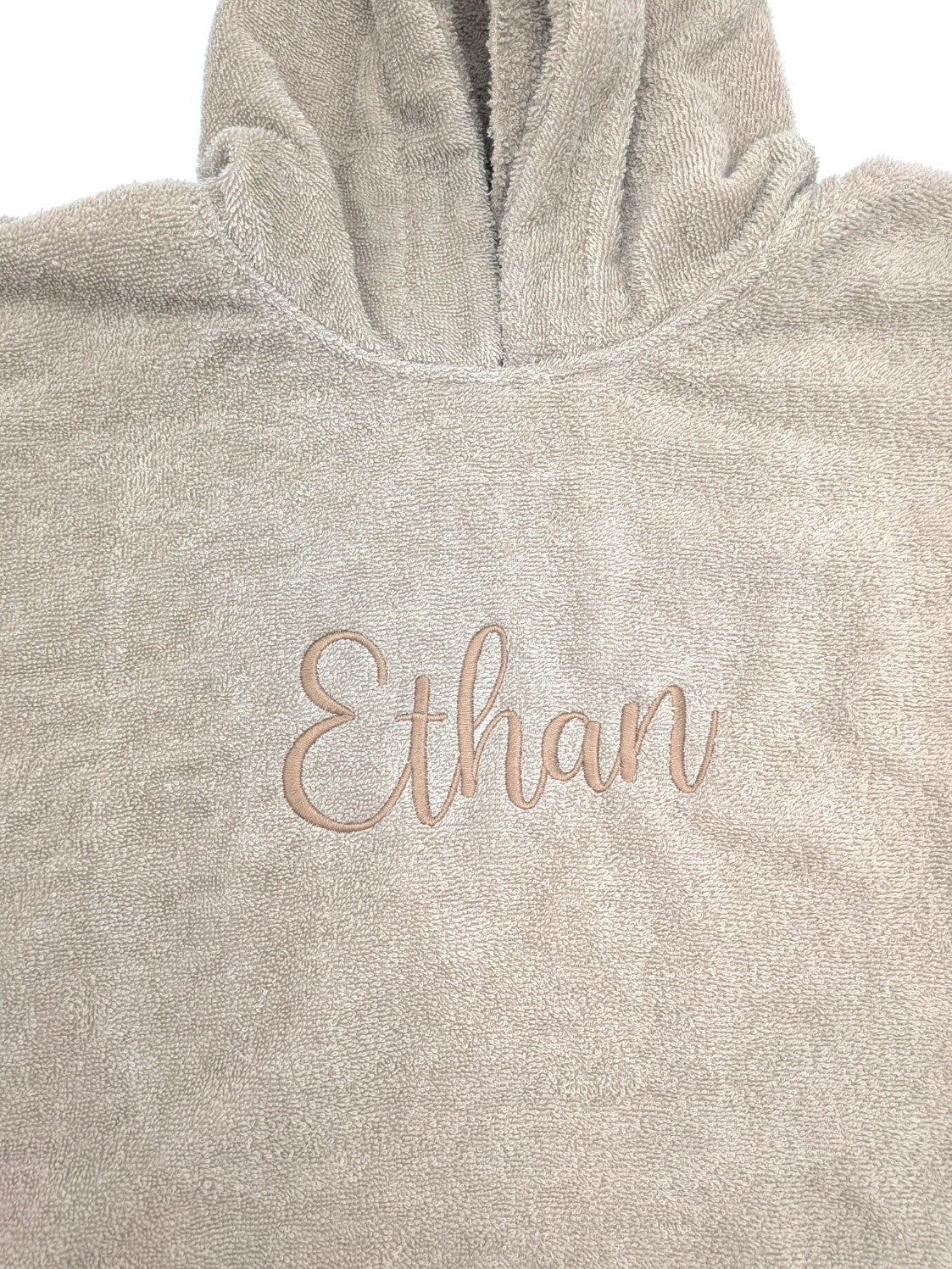Gepersonaliseerde badponcho vanconcepts.be