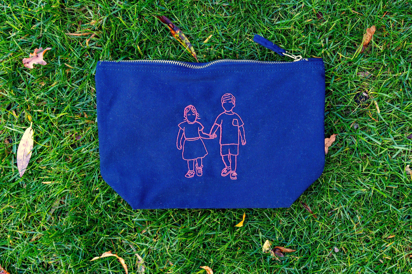 Toilettas met lijntekening vanconcepts.be