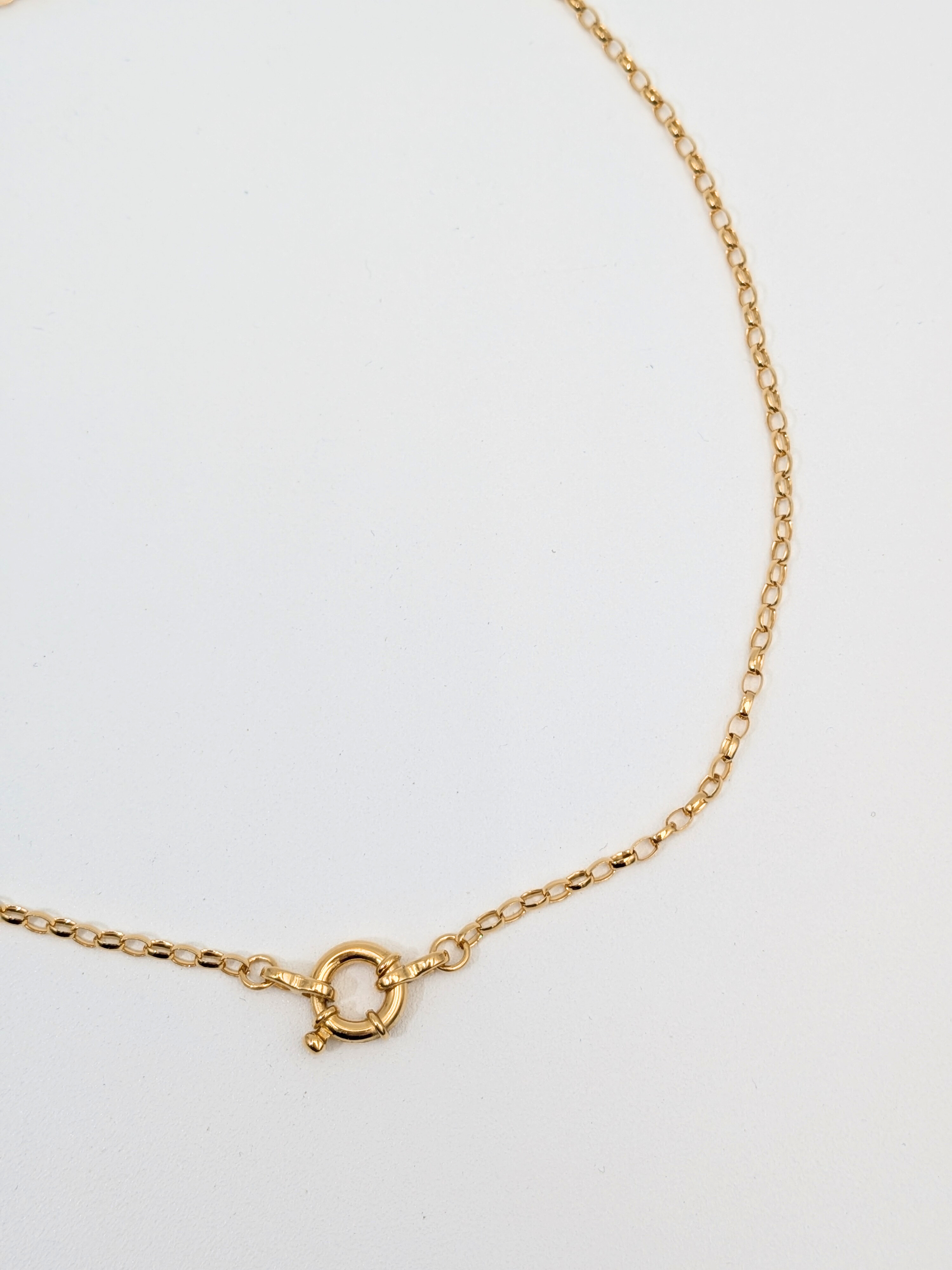 Ketting met bedel - Goud vermeil vanconcepts.be