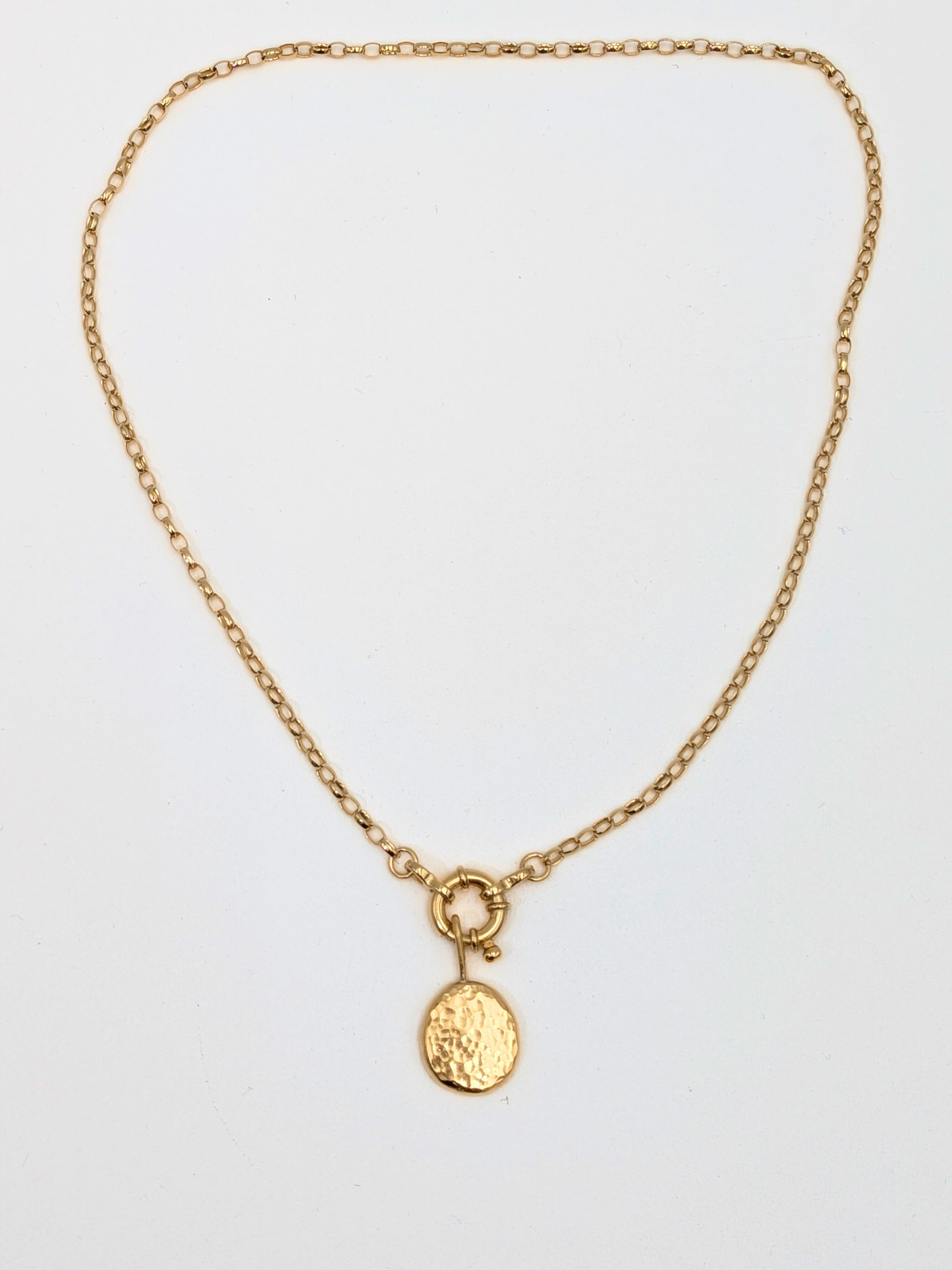Ketting met bedel - Goud vermeil vanconcepts.be