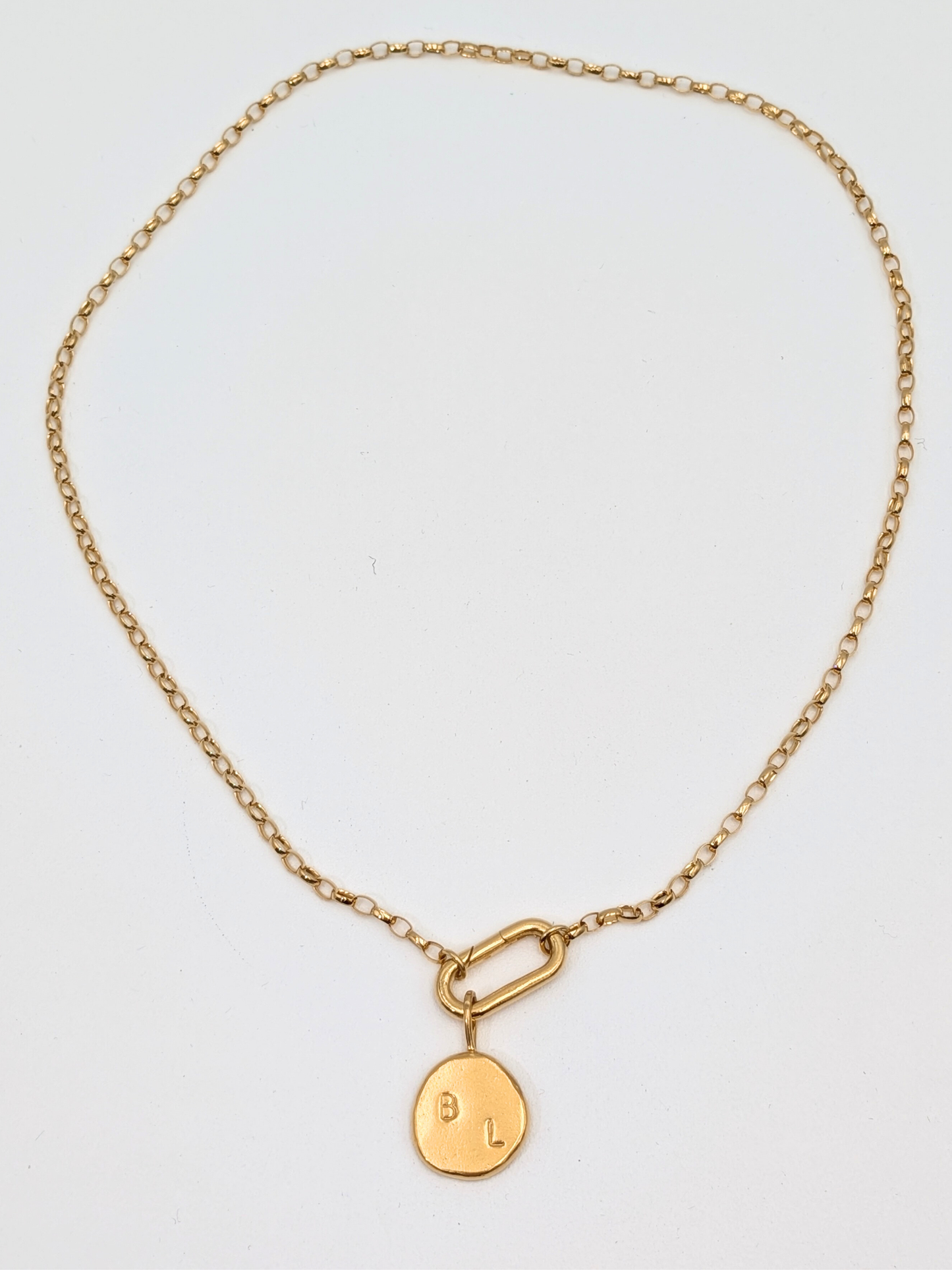 Ketting met bedel - Goud vermeil vanconcepts.be