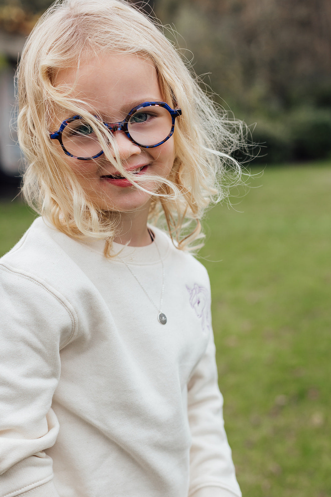 Kinderketting met ronde hanger - Zilver vanconcepts.be