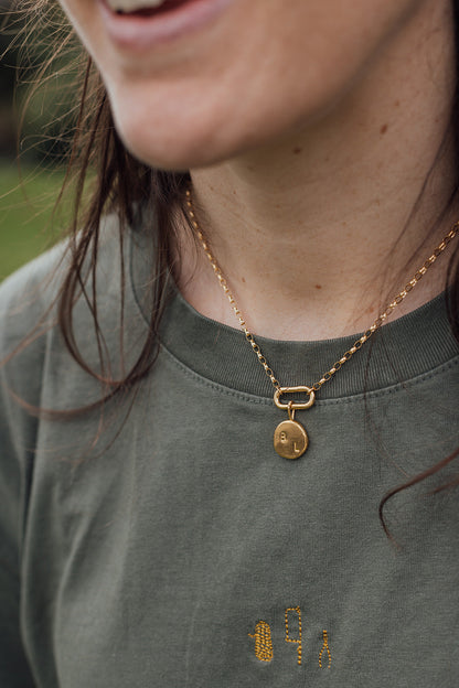 Ketting met bedel - Goud vermeil vanconcepts.be