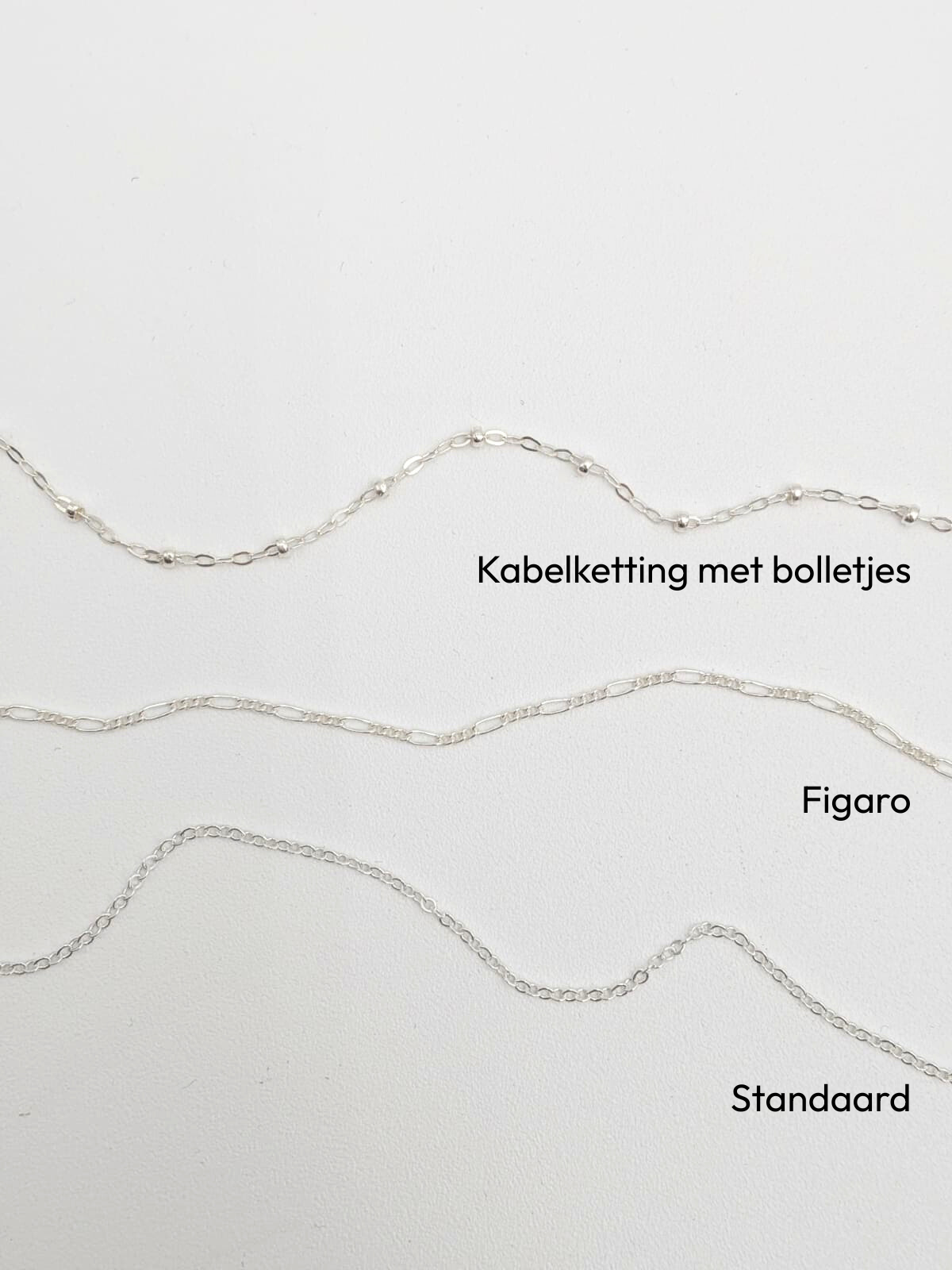 Kinderketting met ronde hanger - Zilver vanconcepts.be