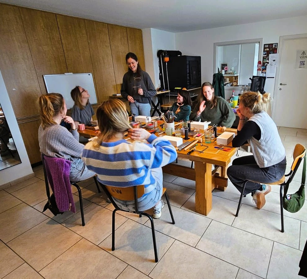 Workshop fijne zilveren stapelringen vanconcepts.be
