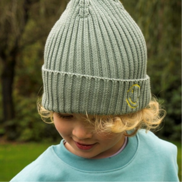 Kindermuts met smiley vanconcepts.be