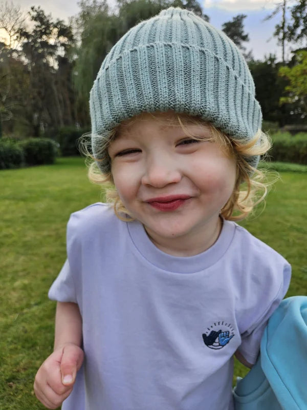 Kindermuts met smiley vanconcepts.be